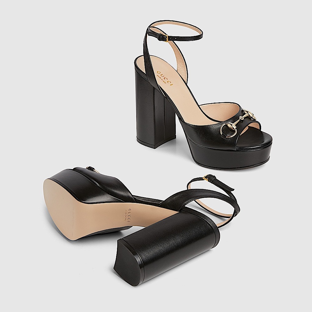 UCCI DESIGNER SAMPLE Faux Black Patent Stiletto Platform Pump- Size 8.5–READ!!!